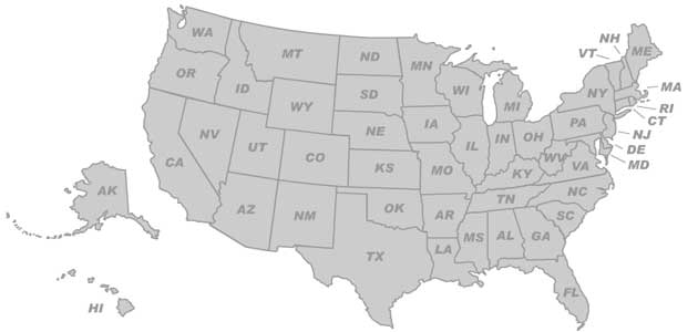 Trampoline Park United States Map